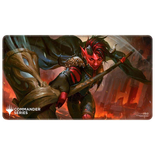 UP PLAYMAT MTG COMMANDER SERIES FAN  VOTE 2 QUEEN MARCHESA STITCHED
