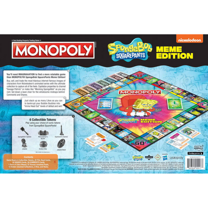 Monopoly Spongebob Squarepants Meme Edition