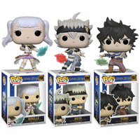 Funko Pop Anime Black Clover - Noelle #1100 - Asta #1099 - Yuno #1101  Full SET