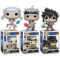 Funko Pop Anime Black Clover - Noelle #1100 - Asta #1099 - Yuno #1101  Full SET