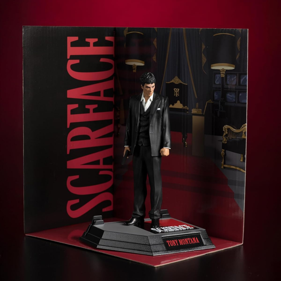 MOVIE MANIACS 6" POSED - NBC WV4 - TONY MONTANA (SCARFACE)