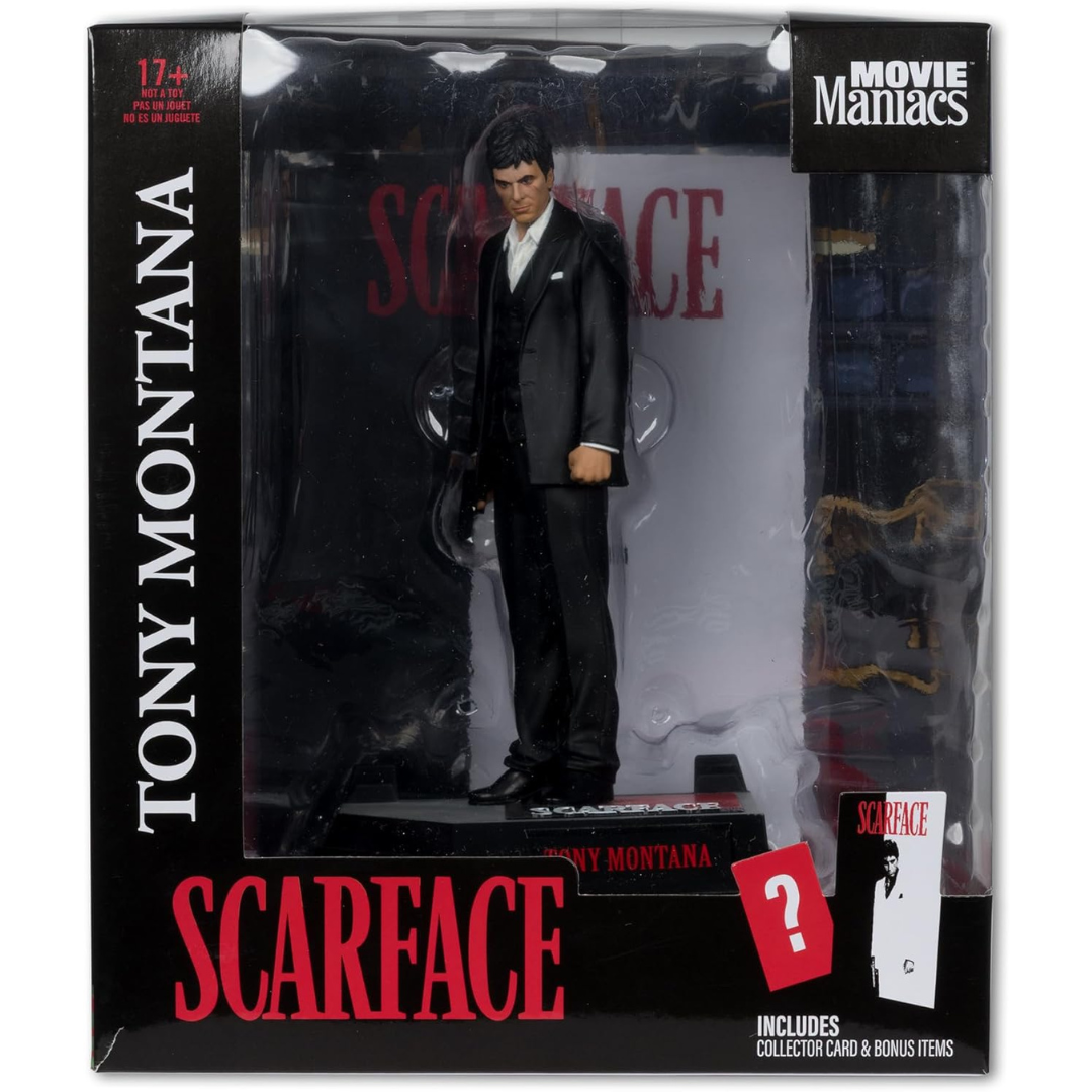 MOVIE MANIACS 6" POSED - NBC WV4 - TONY MONTANA (SCARFACE)