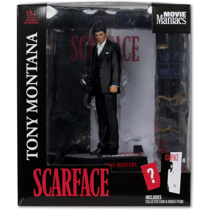 MOVIE MANIACS 6" POSED - NBC WV4 - TONY MONTANA (SCARFACE)