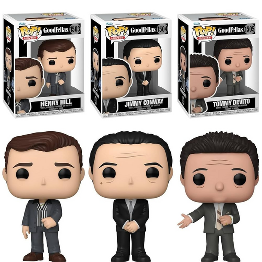 Funko Pop Movies Goodfellas Jimmy Tommy Henry - Full Set