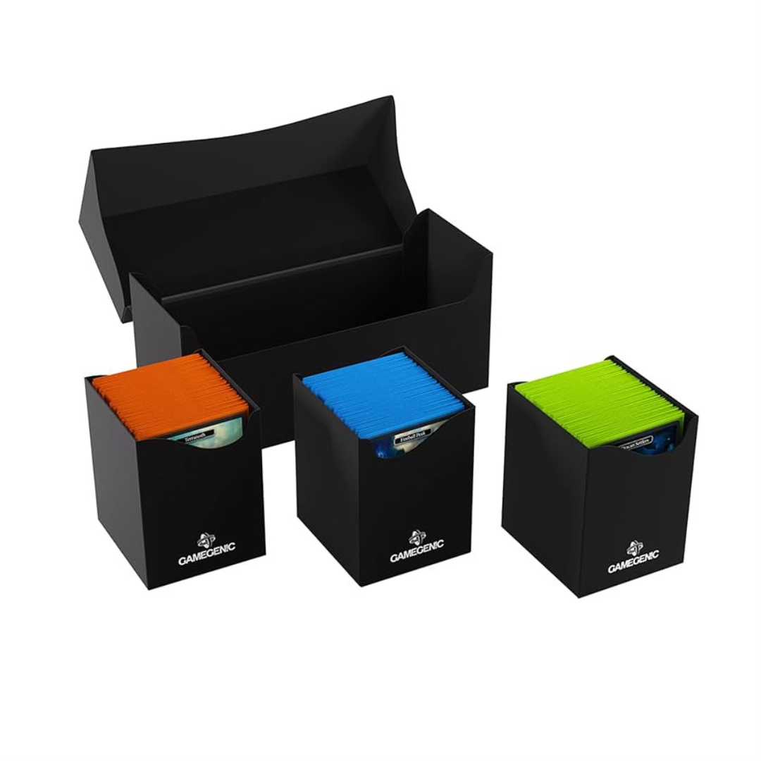 Deck Box: Triple Deck Holder 300+XL: Black (300 ct)