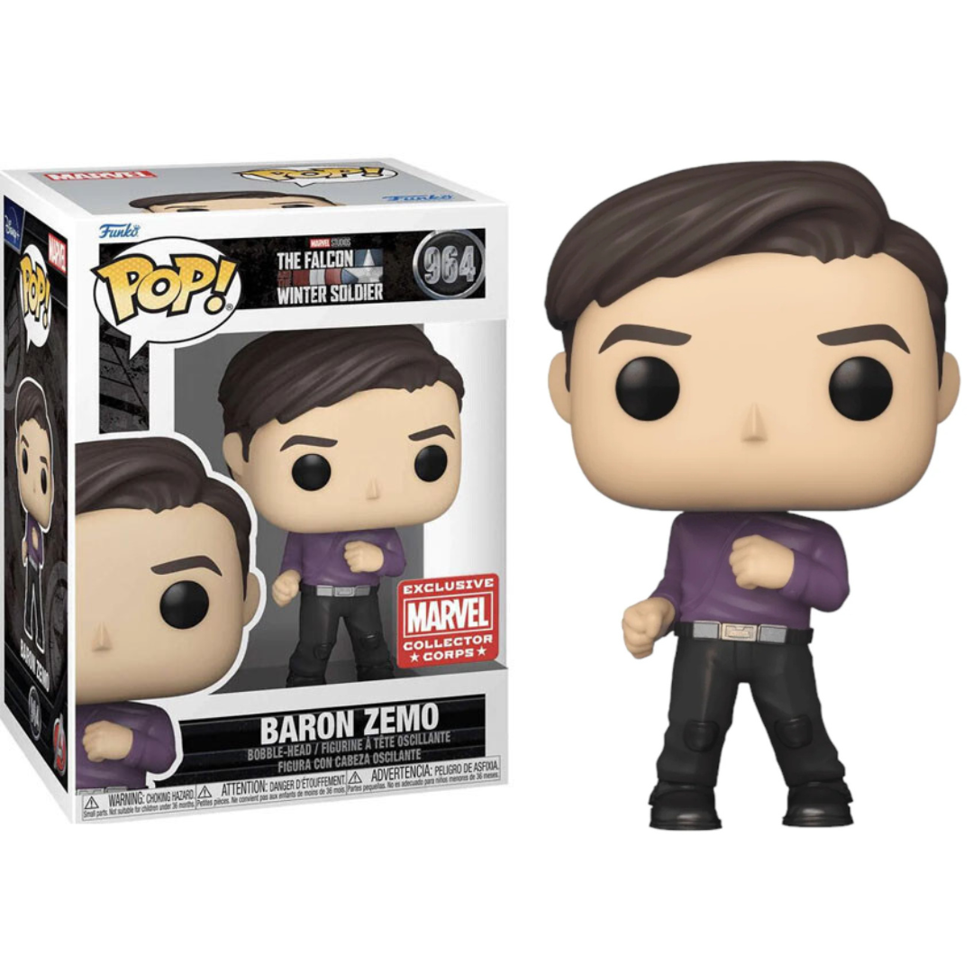Funko Pop Marvel The Falcon and the Winter Soldier Baron Zemo 964 Marvel Collector Corps Exclusive