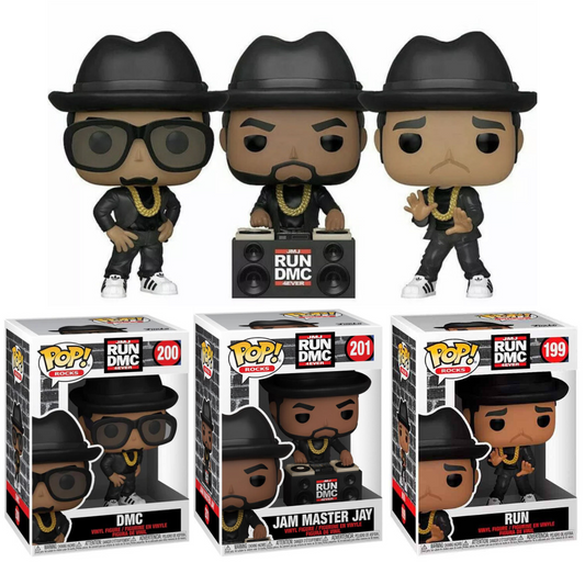 Funko Pop Music Run DMC Run DMC Jam Master Jay SET