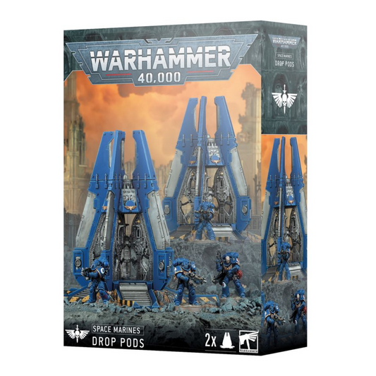 Games Workshop Warhammer 40K Space Marines Drop Pods