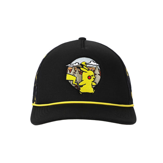 POKEMON -Pikachu Foam Trucker Rope Hat