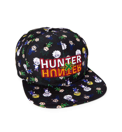 Hunter X Hunter Logo Chibi Character Collage Snapback Hat