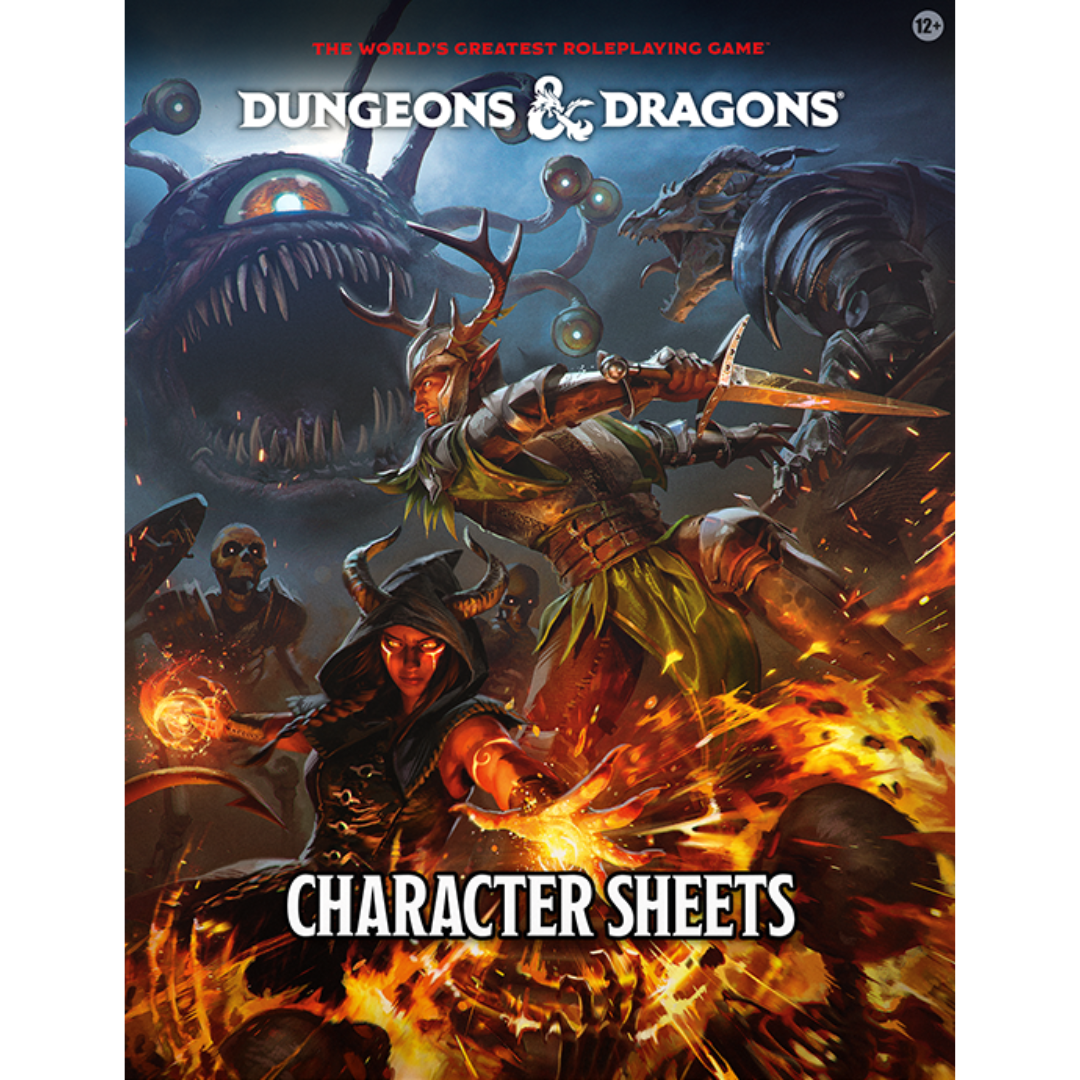 Dungeons & Dragons DND RPG 2024 5th Edition Character Sheets