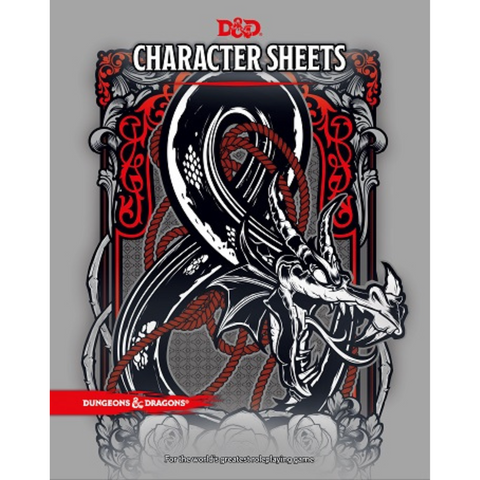 Dungeons & Dragons DND RPG 2024 Character Sheets