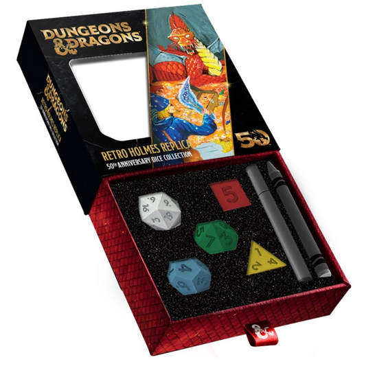 Dungeons & Dragons DND 50TH Anniversary Dice Vintage Set