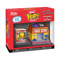Funko Bitty Pop Towns Bart Simpson and Kwik-E-Mart