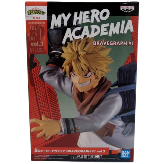 My Hero Academia 6 Inch Static Figure Bravegraph - Katsuki Bakugo V3