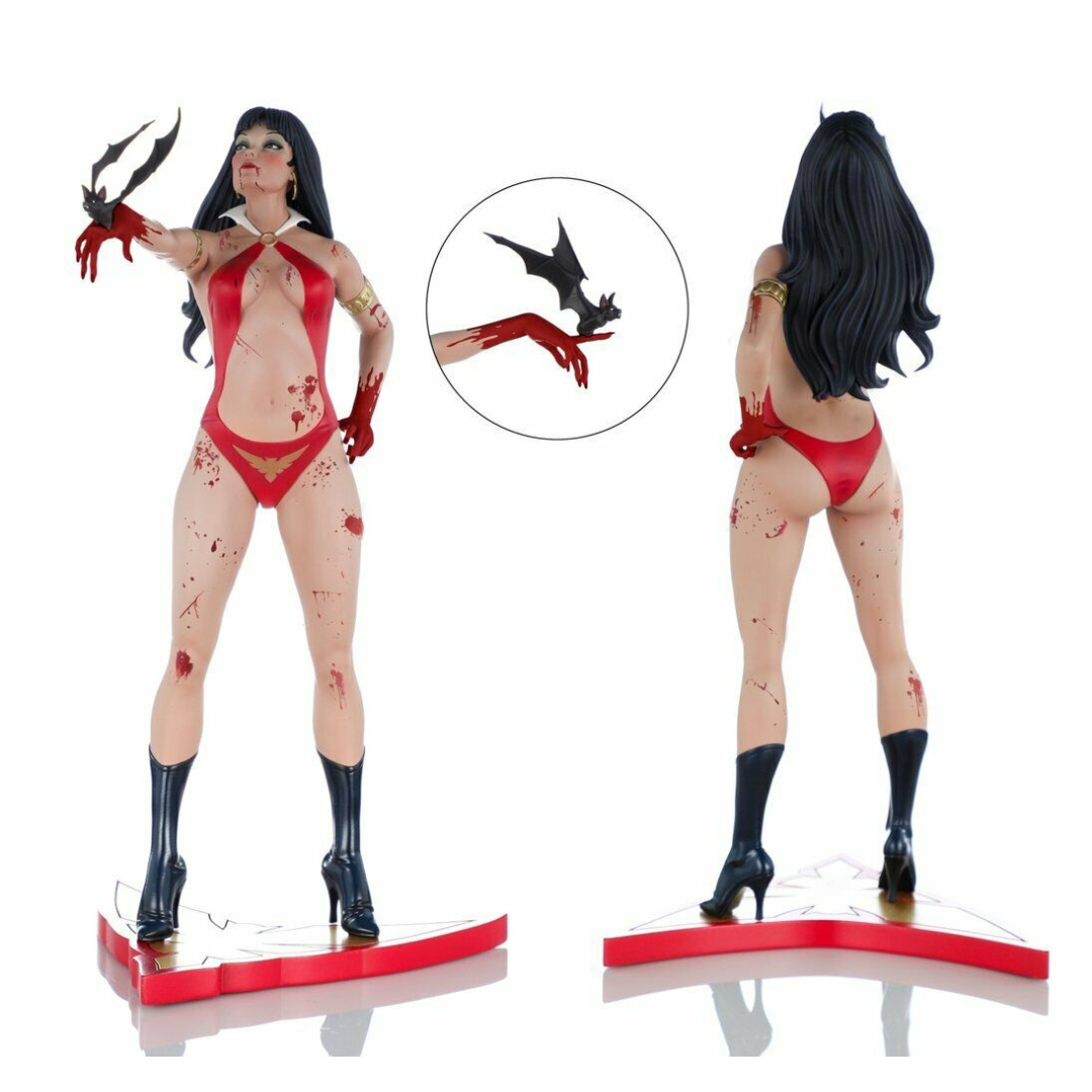 Vampirella 50th Anniversary by Jose Gonzalez (Crimson Blood Variant) Statue