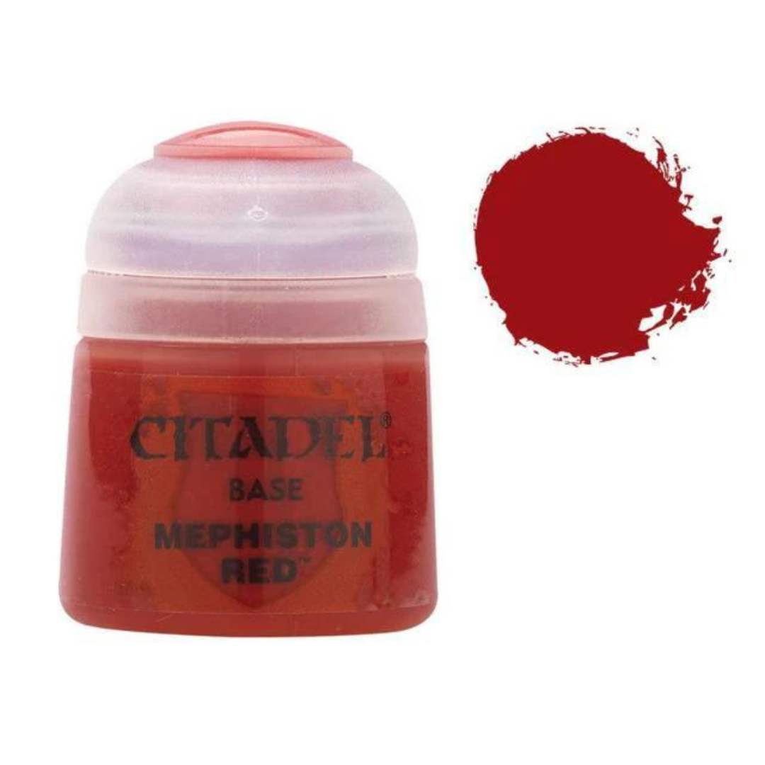 Games Workshop Warhammer Paint Citadel Base Mephiston Red 12ML