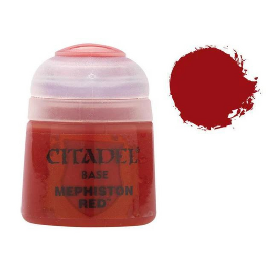 Games Workshop Warhammer Paint Citadel Base Mephiston Red 12ML