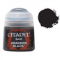 Games Workshop Warhammer Paint Citadel Base Abaddon Black 12ML