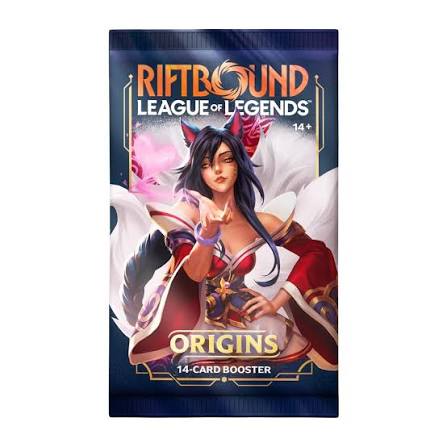 RIFTBOUND LEAGUE OF LEGENDS TCG ORIGINS BOOSTER PACK - 1 PACK