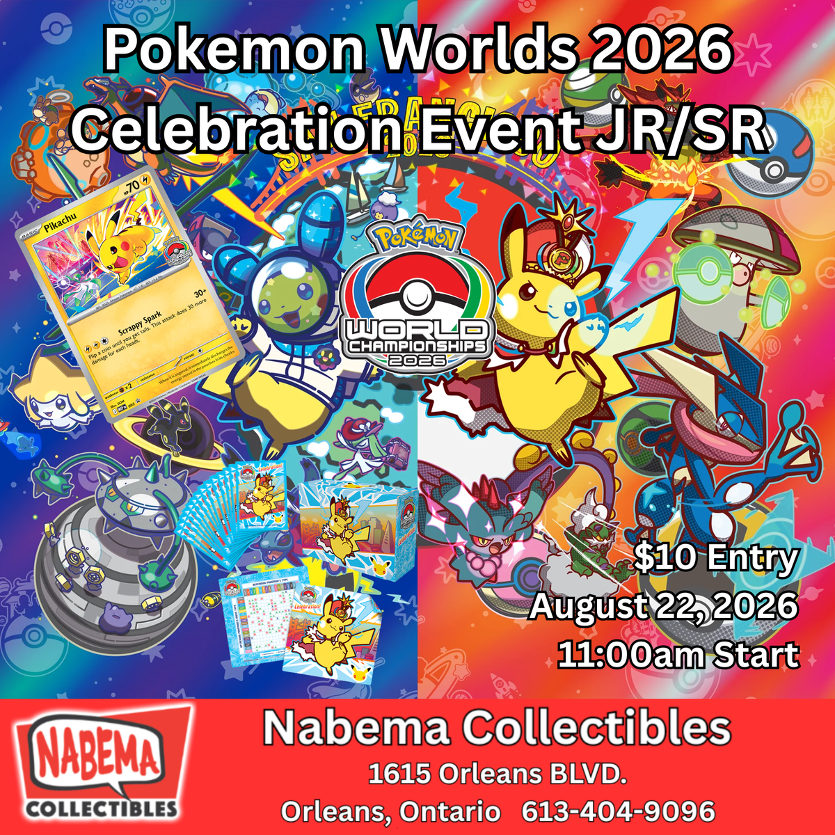 Pokemon Worlds 2026 Celebration Event JUNIORS/SENIORS DIVISION