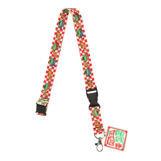 TMNT- Double Sided Pizza Party Lanyard