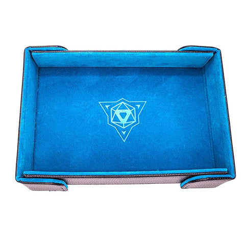 Die Hard Dice Magnetic Rectangle Tray: Teal Velvet