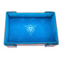 Die Hard Dice Magnetic Rectangle Tray: Teal Velvet