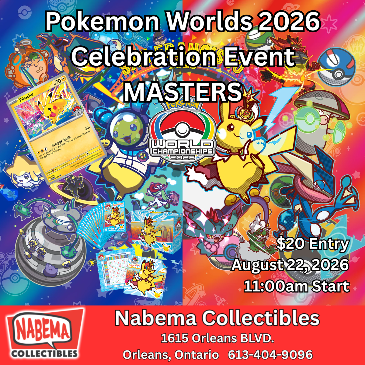 Pokemon Worlds 2026 Celebration Event MASTERS DIVISION