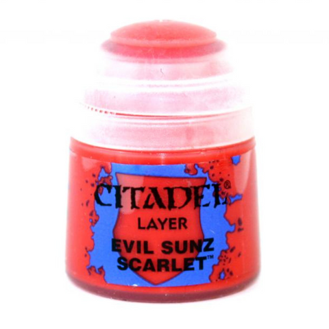 Games Workshop Warhammer Paint Citadel Layer Evil Sunz Scarlet 12ML