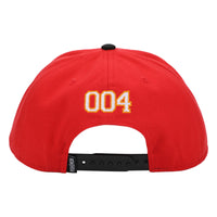 Pokémon Charmander 004 Black Brim Snapback Hat