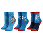 SEGA SONIC - Sonic the Hedgehog AoP Character Socks 3 Pack